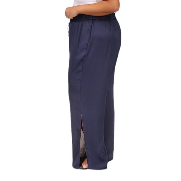 Michael Michael Kors High Side Slit Leg Boho Drawstring Pants NEW Size 0X Plus - Picture 3 of 8